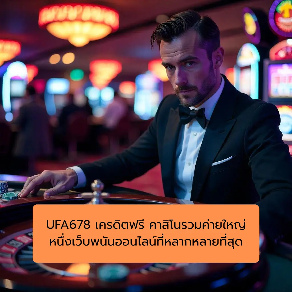 UFA678 เครดิตฟรี คาสิโนรวมค่ายใหญ่ หนึ่งเว็บพนันออนไลน์ที่หลากหลายที่สุด