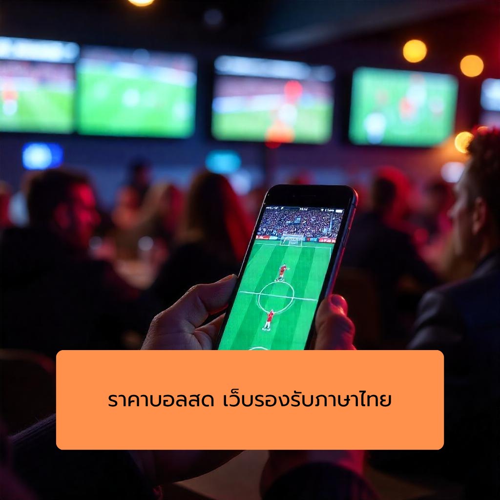 ราคาบอลสด เว็บรองรับภาษาไทย