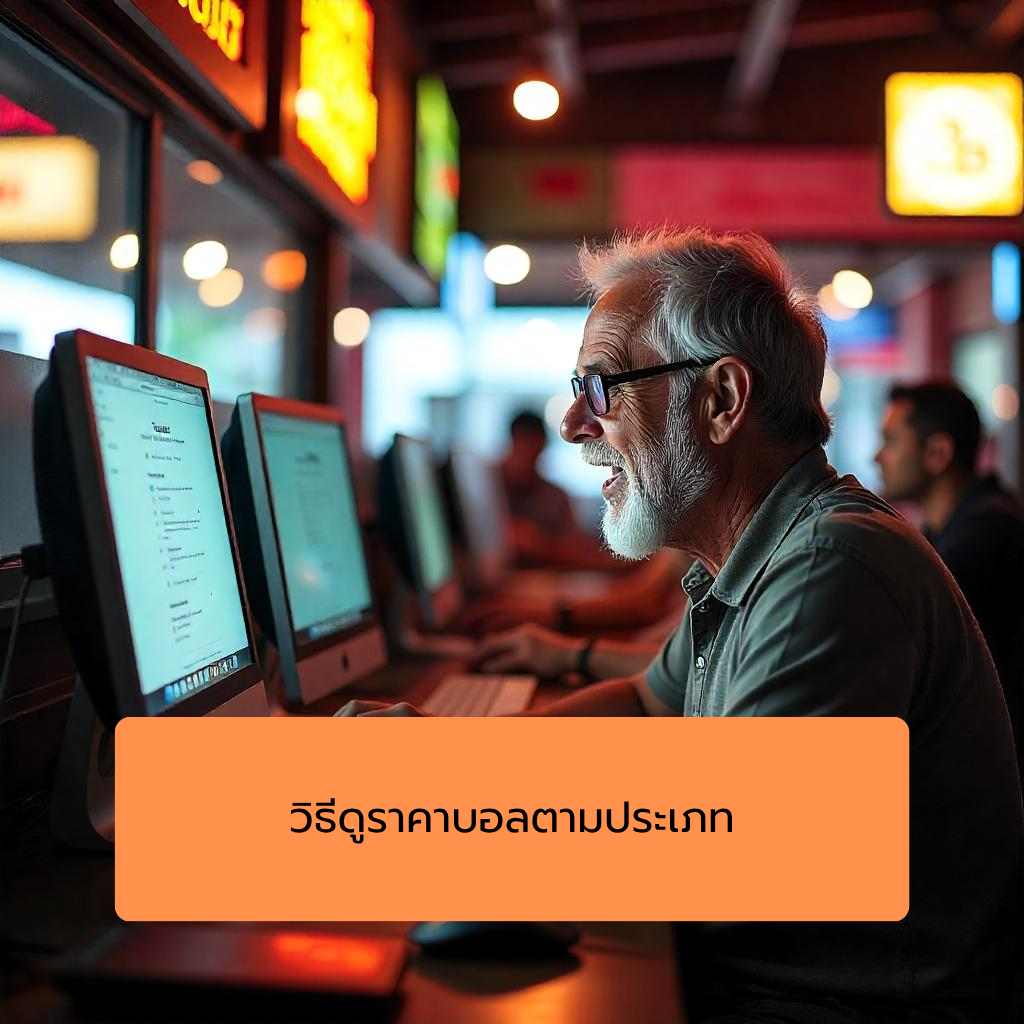 วิธีดูราคาบอลตามประเภท