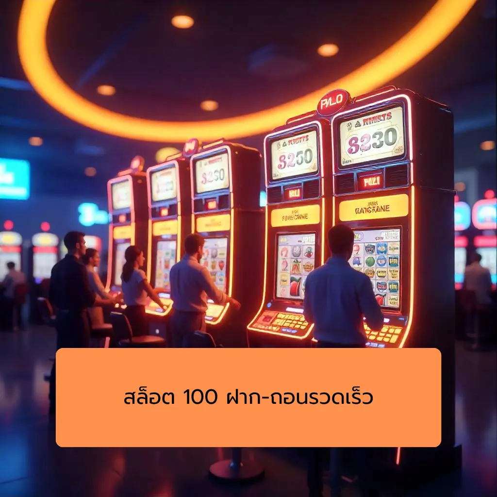 สล็อต 100 ฝาก-ถอนรวดเร็ว